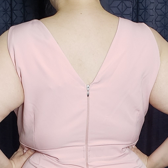 🌸  NWT Wrap Front Midi Dress - PAPERDOLLS - US22/ 3X - Picture 4 of 4